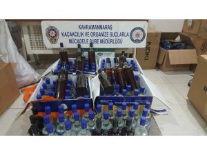 Kahramanmaraş’ta kaçak içki operasyonu