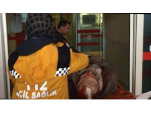 Kafasına parça gelen işçi ağır yaralandı