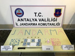 Manavgat’ta uyuşturucu operasyonuna 2 tutuklama