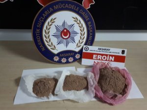Aksaray’da eroin operasyonunda 1 tutuklama