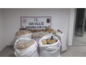 Saray ilçesinde 250 kilogram yaprak tütün ele geçirildi