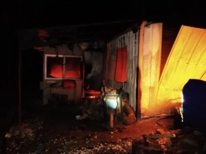 Erdek’te bağ evinde yangın: 1 yaralı