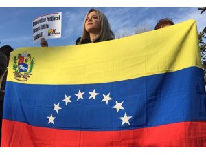 Venezuela ile dayanışma eylemi