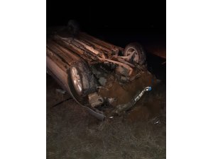 Çavdarhisar’da trafik kazası: 1 ölü 2 yaralı