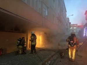 Avcılar’da konfeksiyon atölyesinde korkutan yangın