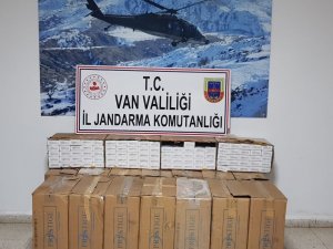 Van’da 7 bin 900 paket kaçak sigara ele geçirildi