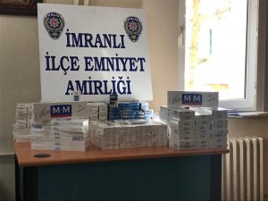 Sivas'ta kaçak sigara operasyonu