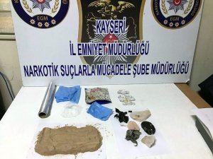 Kayseri’de uyuşturucu operasyonu: 2 gözaltı