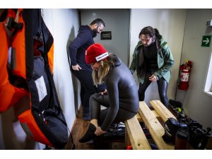 Milli sporcu Şahika Ercümen'den Antarktika'da tarihi dalış