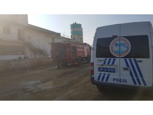 Gemlik’te mermer fabrikasında yangın
