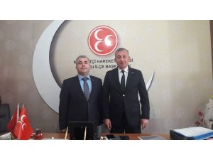 MHP İl Başkanı Yüksel Aydın ilçeleri ziyaret etti