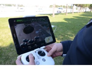 Balıkesir’de drone ile trafik denetimi yapıldı