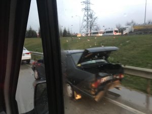 Yağmur kazaları beraberinde getirdi