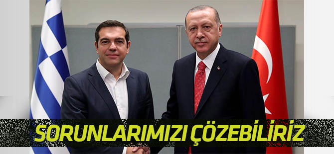 Erdoğan ve Çipras'tan diyalog vurgusu