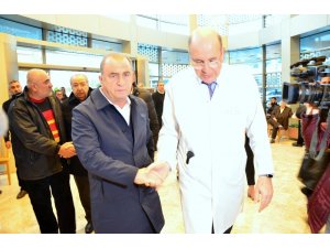 Fatih Terim hastaneye geldi