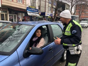 Zonguldak’da eş zamanlı yaya öncelikli trafik uygulaması