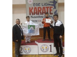 Foçalı Kaan Yüksel, Kuşadası’ndan gümüş madalyayla döndü