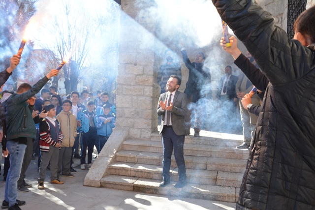 Başkan Oğuz, Abdülhamid Han Bilgehanesi'nde gençlerle buluştu