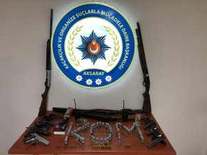 Aksaray’da polis ve jandarmadan silah operasyonu