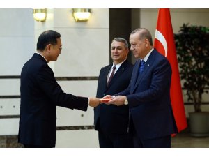 Cumhurbaşkanı Erdoğan, Çin Büyükelçisini kabul etti