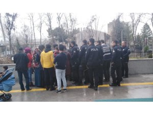 Adıyaman Adliyesinde olay çıkaranlara polis müdahale etti