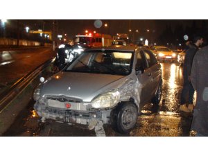 7 aracın karıştığı kazada 1 kişi yaralandı