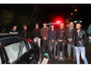Polisin ‘dur’ ihtarına uymayan sürücü 20 kilometrelik kovalamanın ardından yakayı ele verdi