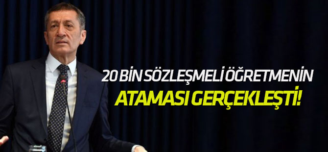 Sonuçlar bakanlığın sitesinde 20 bin sözleşmeli öğretmenin ataması gerçekleşti!