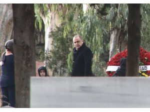 Fatih Terim, babasının mezarını ziyaret etti