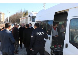 Kulu’da servis araçlarına denetleme