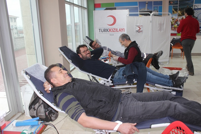 Karapınar'da kan bağışı