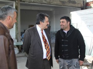 Başkan Kale sanayi esnafını ziyaret etti