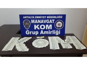 Antalya’da sahte 10 bin dolar ele geçirildi