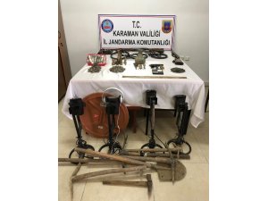 Karaman’da tarihi eser operasyonu: 6 gözaltı