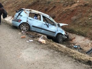 Kıbrıs gazisi trafik kazasında ölümden döndü