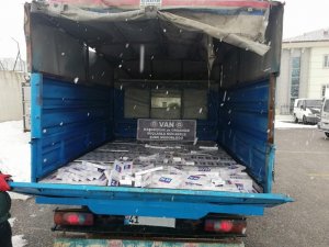 Van’da 9 bin 750 paket kaçak sigara ele geçirildi