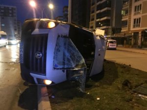 Samsun’da servis minibüsü kaza yaptı: 2 yaralı