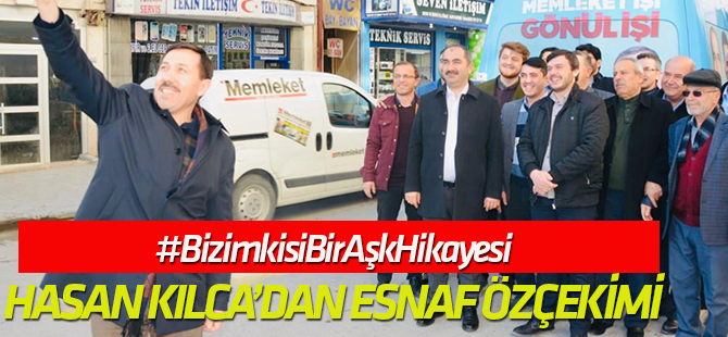 Hasan Kılca'dan esnaf özçekimi