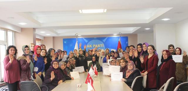 Karataylı kadınlara başarı belgesi verildi