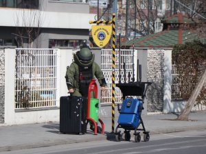 Şüpheli valiz boş çıktı