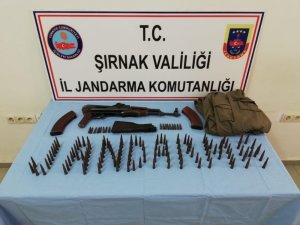 Şırnak’ta PKK’lılara ait mühimmat ele geçirildi