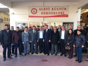 CHP’nin Kuşadası adayı Ömer Günel’dan Alevi Kültür Derneklerine ziyaret