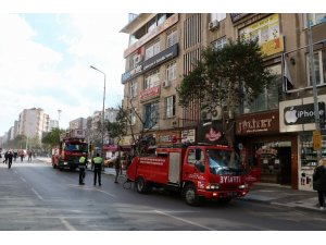 Izgara tezgahı alev aldı