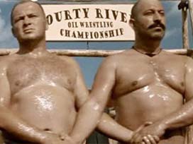 Pehlivan Cem Yılmaz'a büyük ilgi