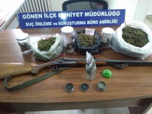 Gönen’de uyuşturucu operasyonu