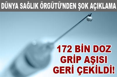 Domuz gribi aşısı geri çekildi!