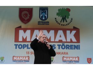 Mamak'ta toplu açılış töreni