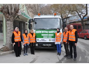 Mehir Vakfı'ndan Hadim'e ayni yardım