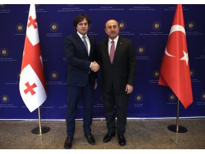 Çavuşoğlu, Gürcistan Parlamento Başkanı Kobakhidze ile görüştü