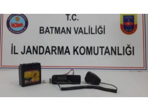 Batman'da PKK'lı teröristlere ait telsiz bulundu